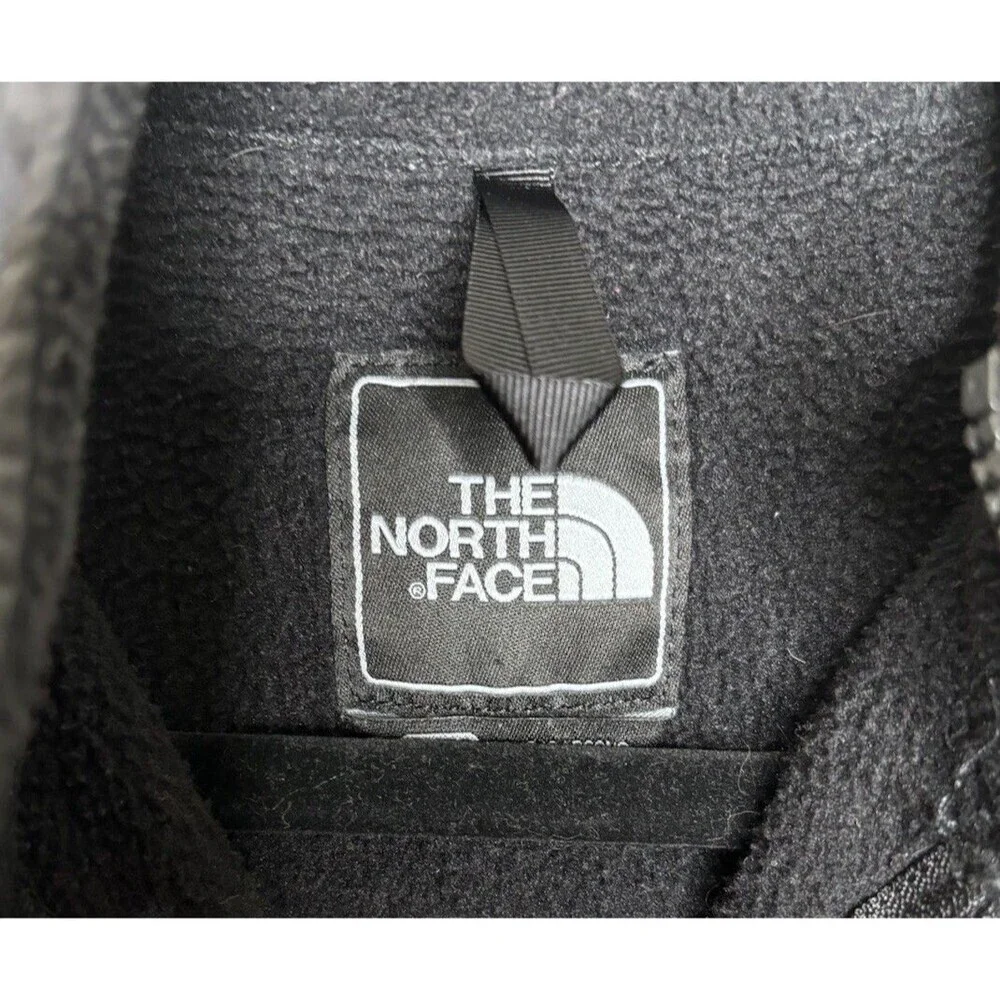 The North Face Denali Boys Jacket Size XL Full Zip Fleece Black Coat